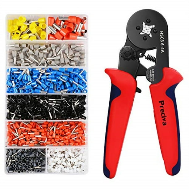 Self Adjustable With 1200 Terminal Connector Hand Tool Crimping Pliers Sets